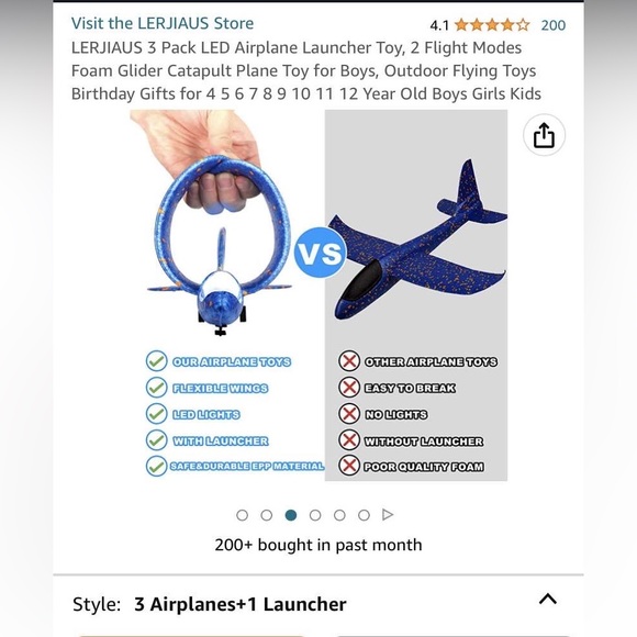 Led launcher airplanes - Picture 1 of 2